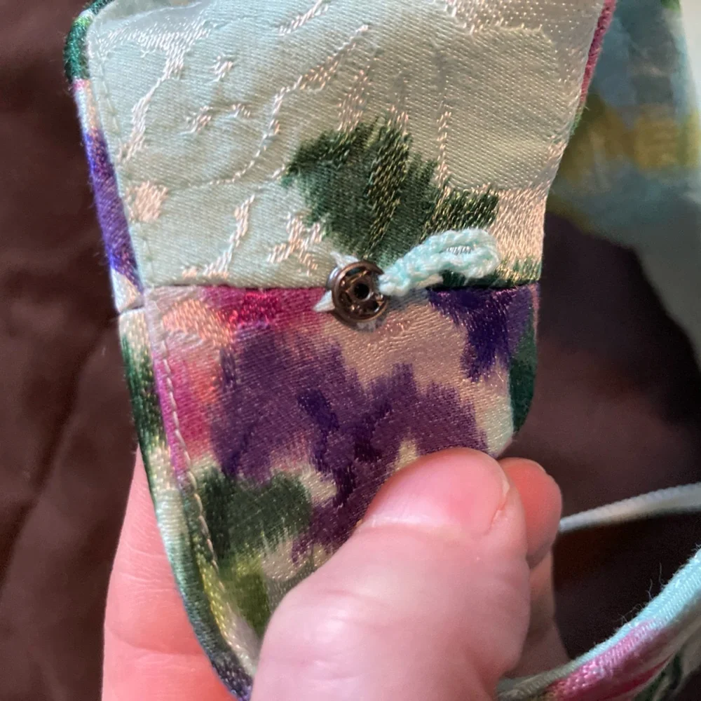 Anthropologie Leifsdottir Brocade Peplum Tank size 2 - Picture 9 of 10